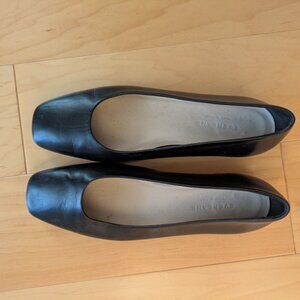 Everlane Black Leather Flats